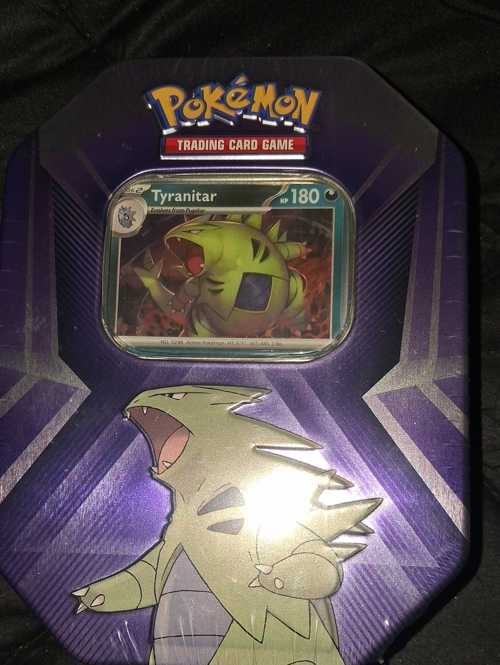 Tyranitar Collectible Tin - Purple